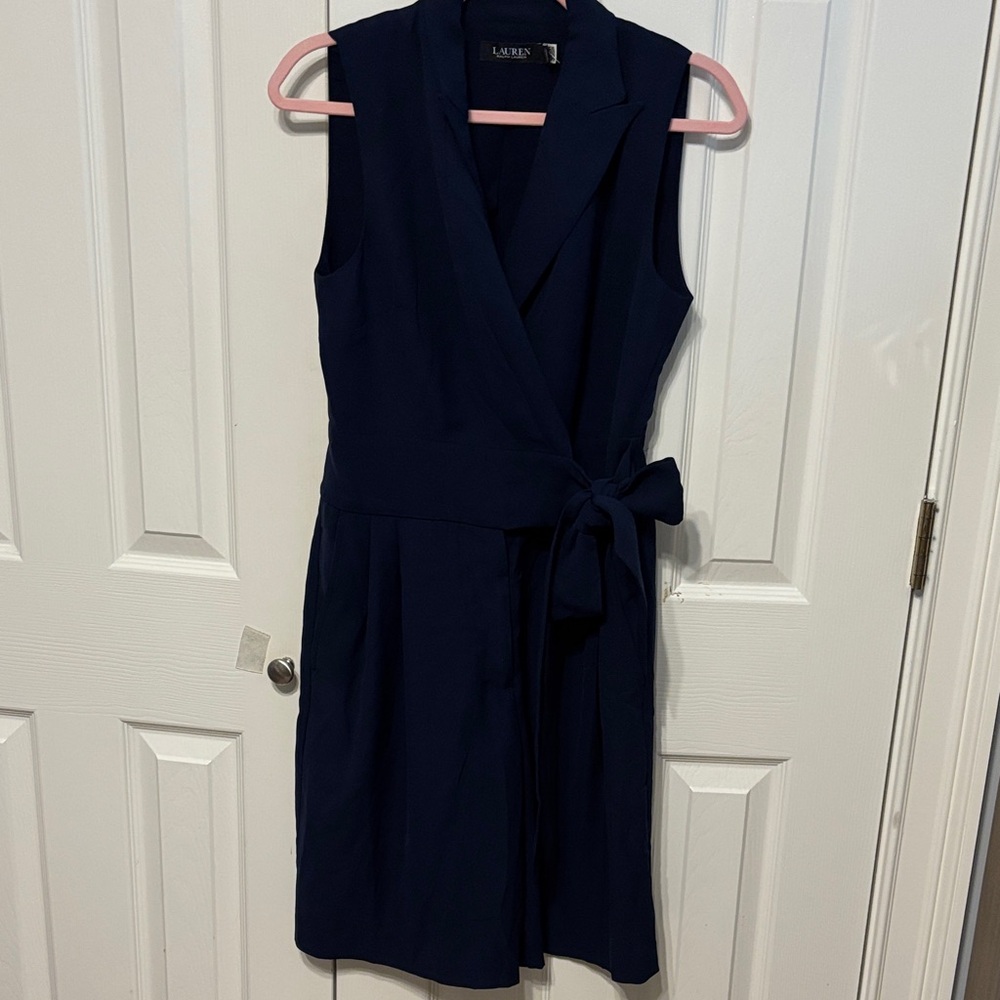 Lauren Ralph Lauren Georgette Sleeveless Romper